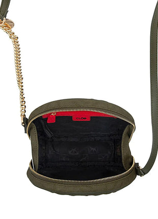 Cloe Bolso I24 724 verde / cross body chico. Dama