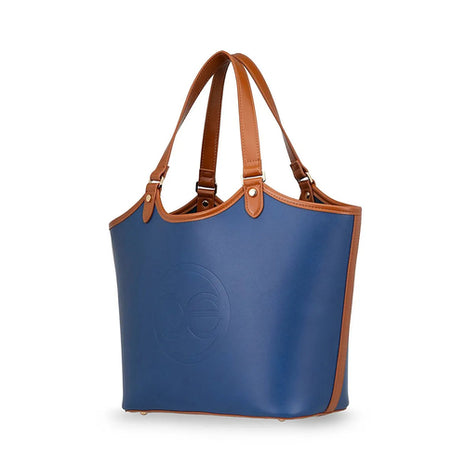 Cloe Bolsa Tote Grande Con Pouch 2BLCI24741AZU. Color Azul. Dama