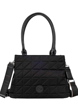 Cloe Bolsa Satchel Mediana Mod 2BLCI25320NEG Con Rubber Color Menta. Dama