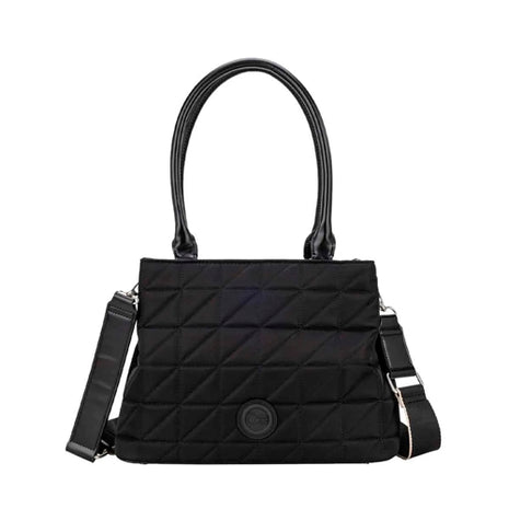 Cloe Bolsa Satchel Mediana Mod 2BLCI25320NEG Con Rubber Color Menta. Dama