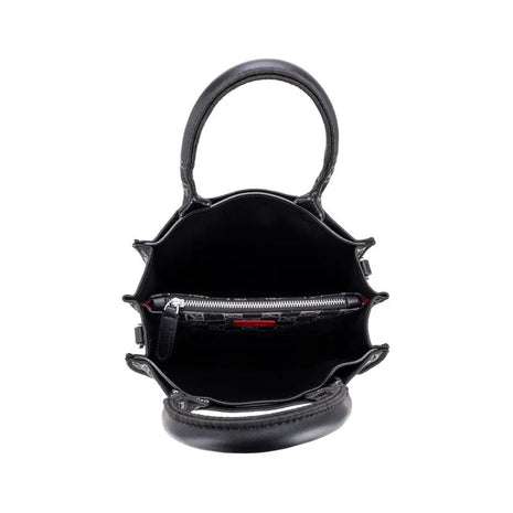 Cloe Bolsa Satchel Chica Mod 2BLCI25338NEG Con Herraje Color Negro. Dama