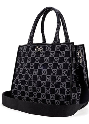 Cloe Bolsa Satchel Chica Mod 2BLCI25338NEG Con Herraje Color Negro. Dama