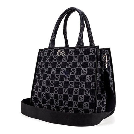 Cloe Bolsa Satchel Chica Mod 2BLCI25338NEG Con Herraje Color Negro. Dama