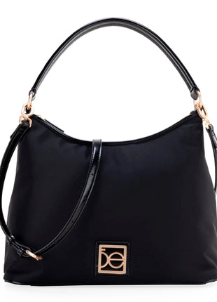 Cloe Bolsa Hobo Grande Mod 2BLCI25358NEG Con Herraje Color Negro. Dama