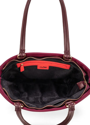 Cloe Bolso O25 081 tinto / tote mediano. Dama