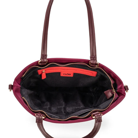 Cloe Bolso O25 081 tinto / tote mediano. Dama