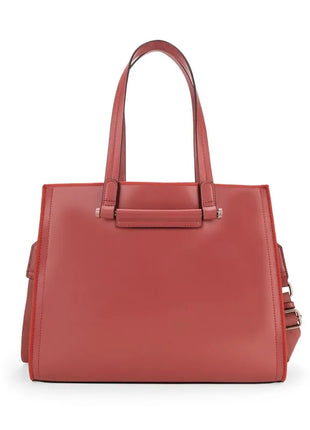 Cloe Bolsa Satchel Grande Mod 2BLCO25107TAN Con Mascada Color Tan. Dama