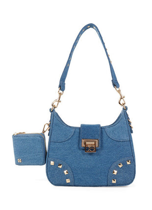 Cloe bolso Mod. 2BLCP24759AZU, color: azul marino, hobo mediano dama