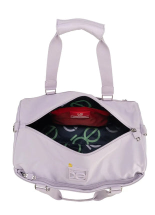 Cloe Duffle Bag Grande Nylon Peanuts x Oe 2EQCP25562LIL. Color Lila. Dama