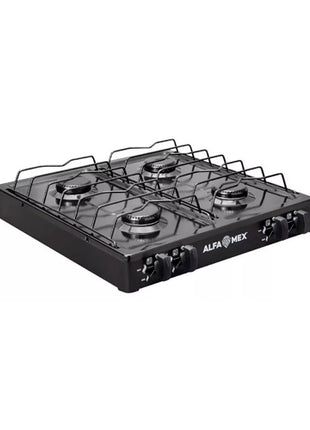 Alfamex Parrilla de gas 311-4-NEGRO negro 4 quemadores