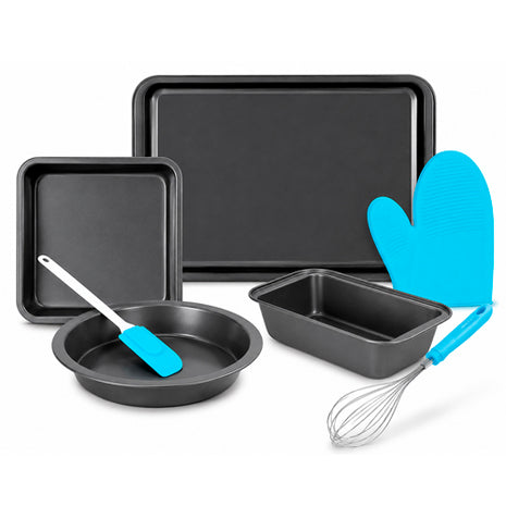 Vasconia Set de repostería 7 piezas 4026016 negro acero carbonizado