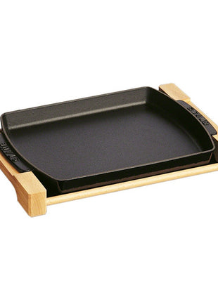 Plato de hierro 33x23cm con base 40509-523 Staub