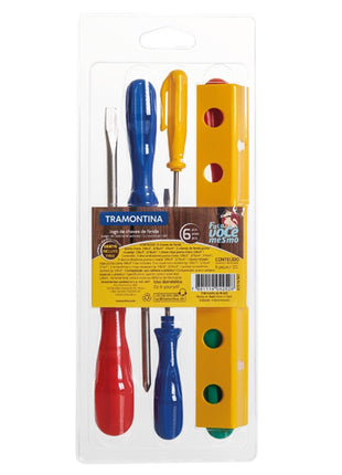 Juego de destornilladores 6 piezas 41516507 Tramontina