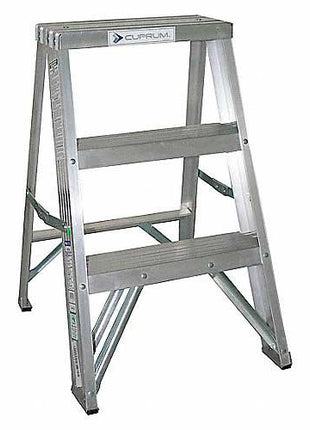 Escalera de aluminio tijera secilla 429-02 Cuprum
