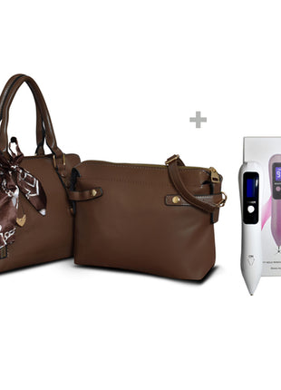 Bolsa para dama con cosmetiquera 4361-CAFQ GOGO Family