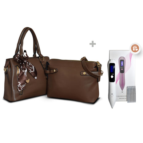 Bolsa para dama con cosmetiquera 4361-CAFQ GOGO Family