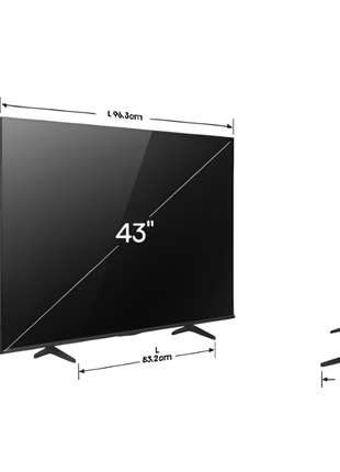 Hisense Televisión Pantalla 43’’ Pulgadas Smart TV 4k UHD 43A65NV