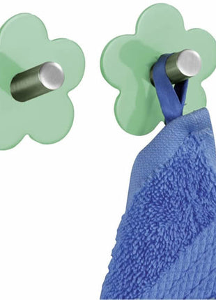 Juego de 2 ganchos de azul turquesa Fiore