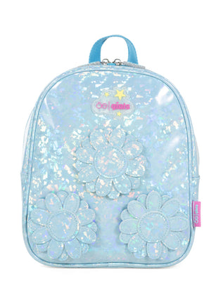 Cloe Backpack Mod. 4BLGV24489AZU Mediana para Niña Flores color Azul