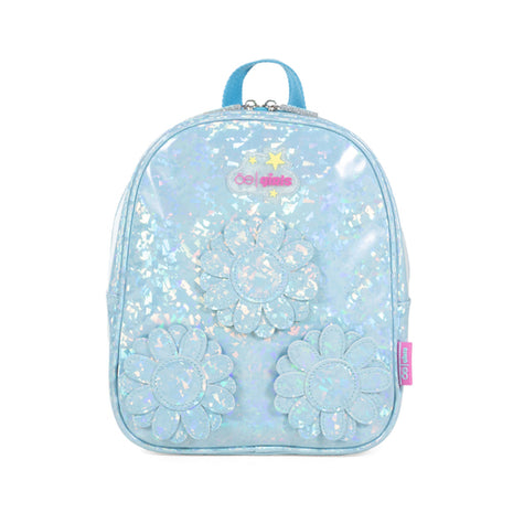 Cloe Backpack Mod. 4BLGV24489AZU Mediana para Niña Flores color Azul