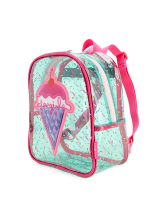 Cloe Bolso niñas girls v25 083 azul /backpack mediano. Dama