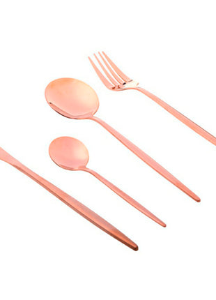 Vasconia Set de cubiertos 60001365 oro rosa de 16 piezas