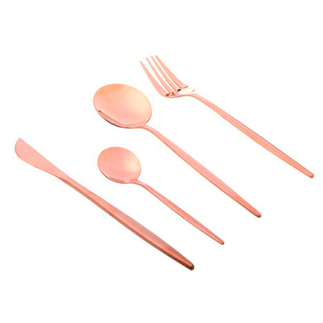 Vasconia Set de cubiertos 60001365 oro rosa de 16 piezas