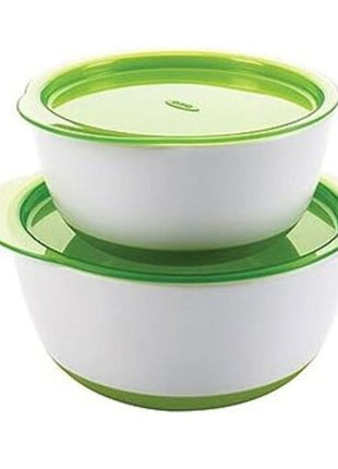 Oxo Tot juego de contendores Mod. 6103900 color: verde con blanco, tienen tapa