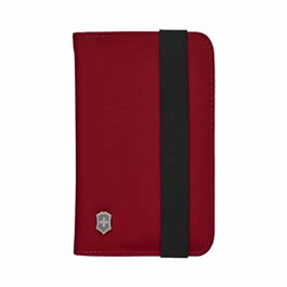 Porta pasaporte con protección RFID rojo Victorinox