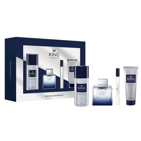 King of Seduction 4 Pzas. Edt 100 ml. Caballero. Antonio Banderas