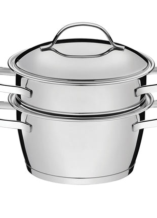 Vaporera Allegra 1.5L acero inoxidable