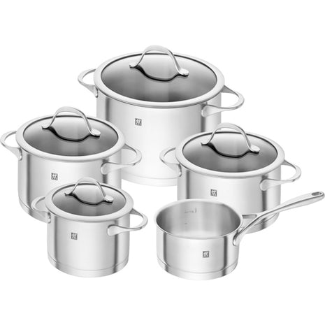 Zwilling Batería de cocina 66220-002 plata de 5 piezas 18/10 acero inoxidable