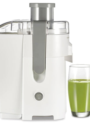 Hamilton Beach extractor de jugos Mod. 67501, color: blanco, es compacto healthsmart