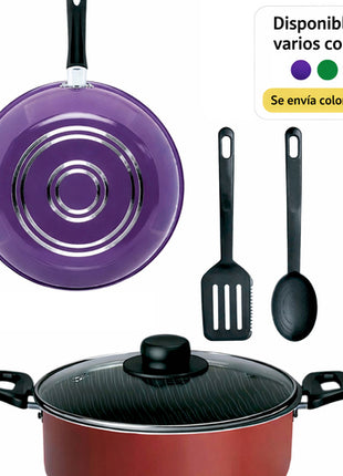 Vasconia Batería de Cocina 70001821 Multicolor 5 Piezas