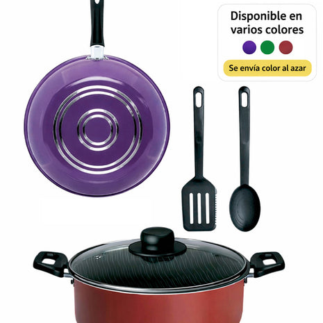 Vasconia Batería de Cocina 70001821 Multicolor 5 Piezas