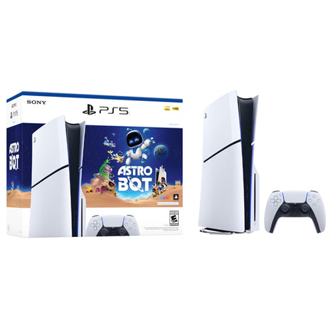 PlayStation 5 Consola 711719588177 blanco Slim con lector MegaPack Bundle con Astro Bot y Gran Turismo 7