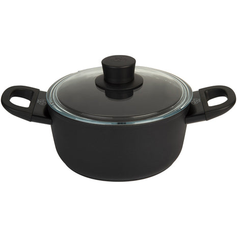 Ballarini Cacerola Avola 75002-920 negro con tapa de 20cm de aluminio