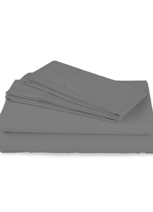 Sábanas Cotton Sheet Set gris Queen Size SpringAir