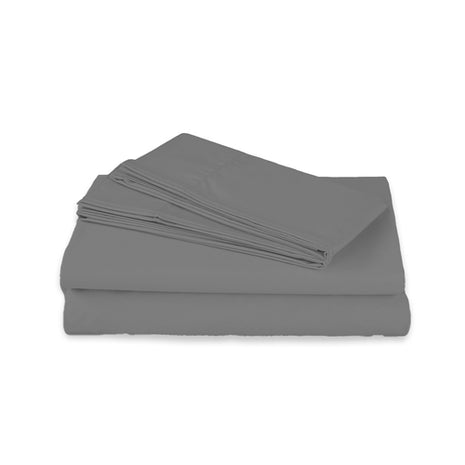Sábanas Cotton Sheet Set gris Queen Size SpringAir