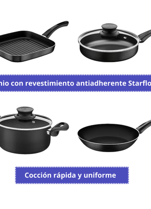 Batería Black 6 piezas Tramontina