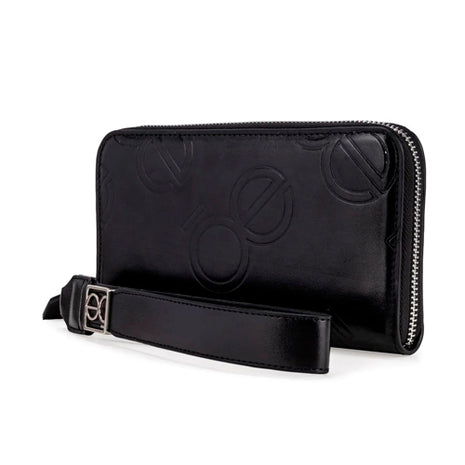 Cloe Cartera Grande Mod 7BINV25915NEG Cierre Sencillo Con Maneral Color Negro. Dama