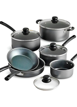 Tramontina Batería de Cocina Primaware 10 piezas 80119542 gris con recubrimiento antiadherente Starflon Max