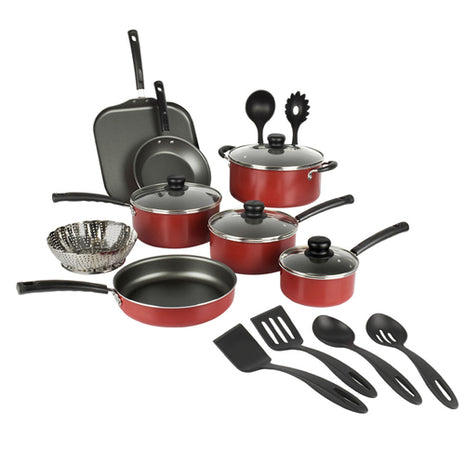Batería de Cocina Primaware 18 piezas rojo 80119567 Tramontina