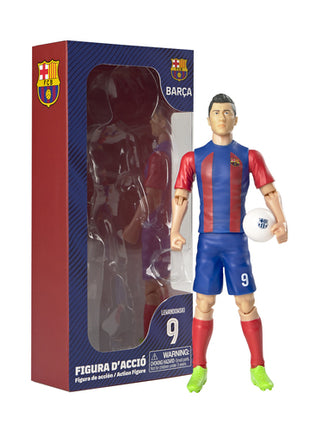 Figura coleccionable 20cm Lewandowski del Barcelona 83569 Sockers