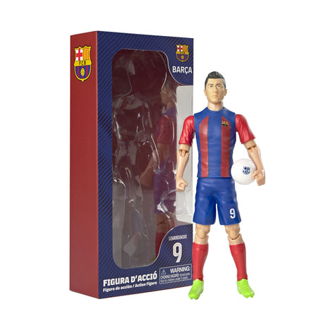 Figura coleccionable 20cm Lewandowski del Barcelona 83569 Sockers
