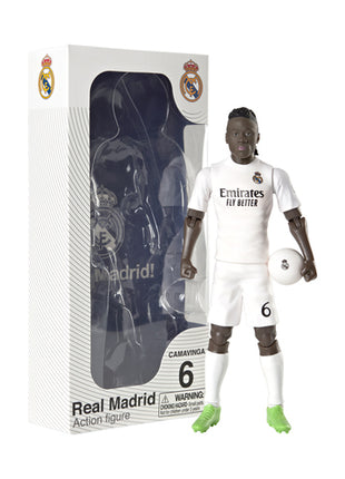 Figura coleccionable 20cm Camavinga del Real Madrid 83637 Sockers