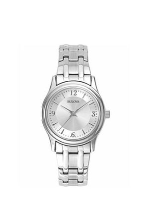 Bulova reloj Mod. 96L005, color: plata, para dama