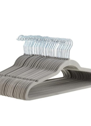 Set de 25 ganchos aterciopelados gris oxford 97094-GO25 Good & Good