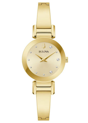 Bulova reloj Mod. 97P164, color: dorado, para dama