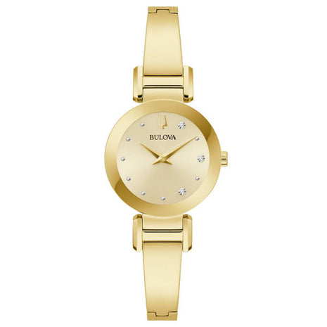 Bulova reloj Mod. 97P164, color: dorado, para dama
